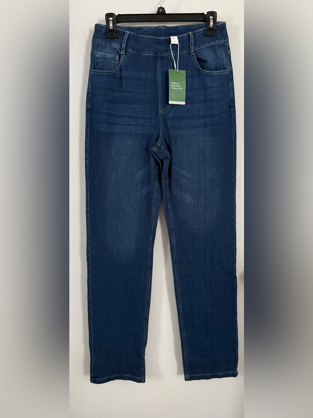 HALARA Navy Straight Leg Jeans